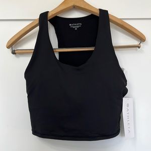 NWT  Athleta Ultimate Crop D-DD Sport Bra XS